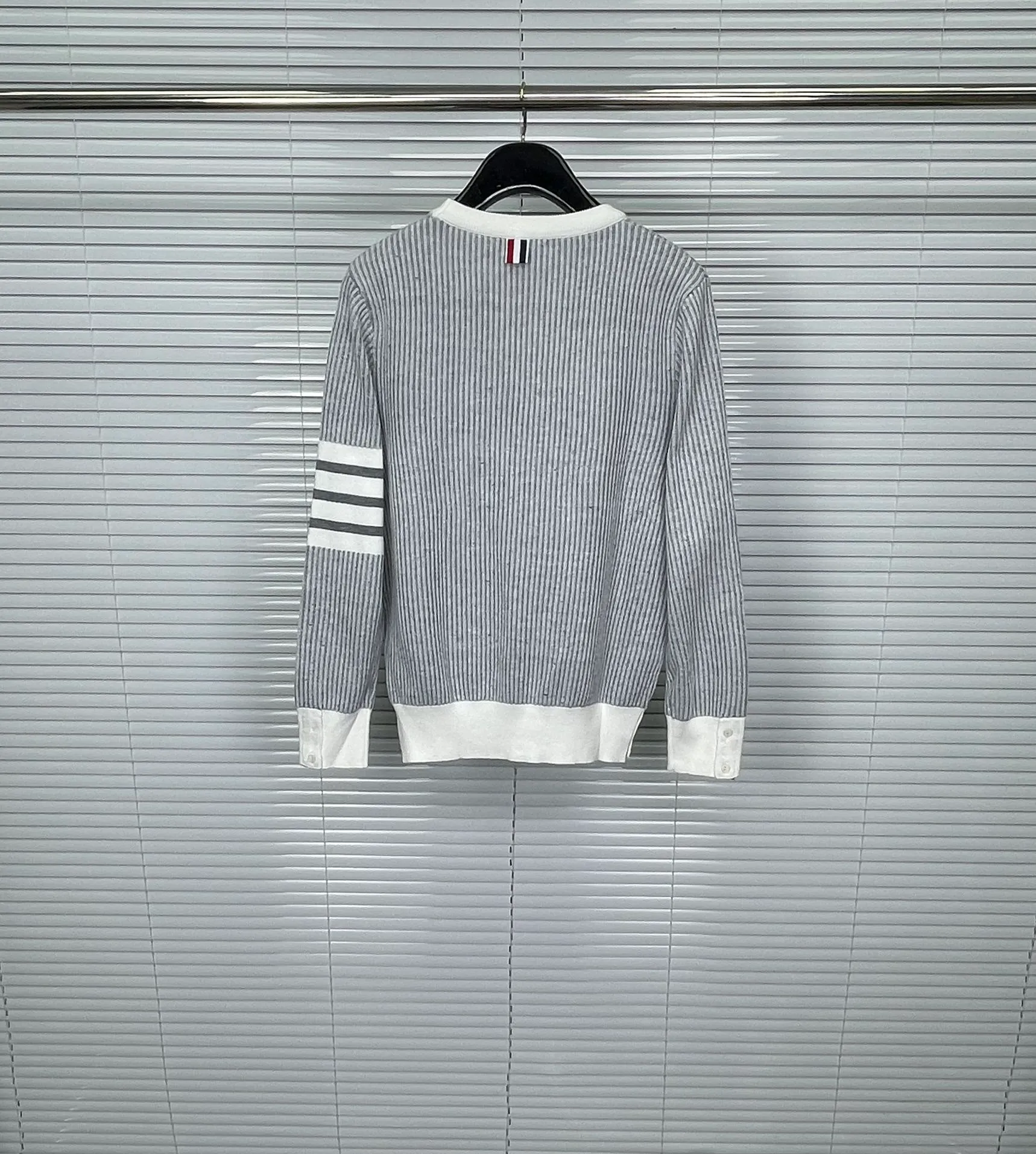 🔥🔥p125 Thom Browne ➡️ ， Retro Same Style Versatile : Light Gray Dark Gray Size：M-2XL